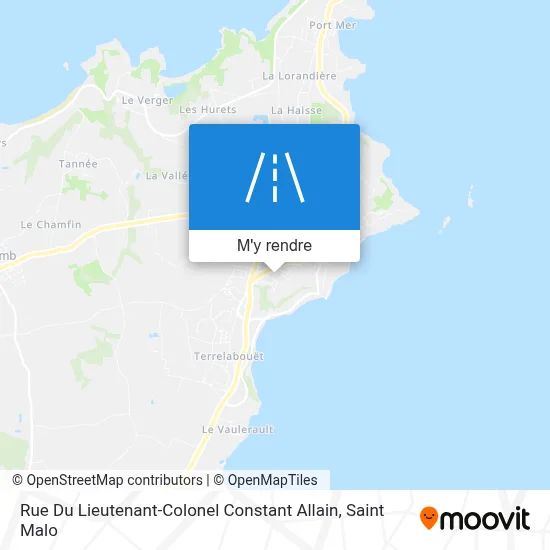 Rue Du Lieutenant-Colonel Constant Allain plan