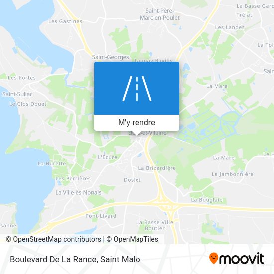 Boulevard De La Rance plan