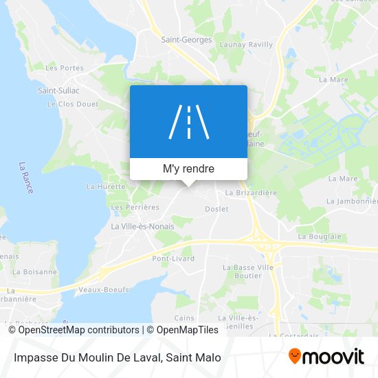 Impasse Du Moulin De Laval plan