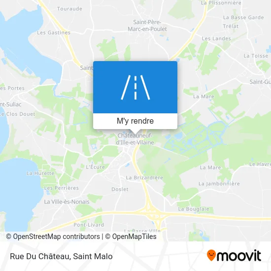 Rue Du Château plan