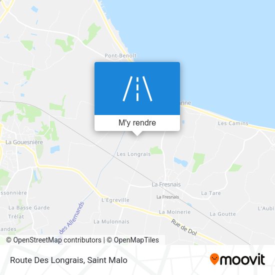 Route Des Longrais plan