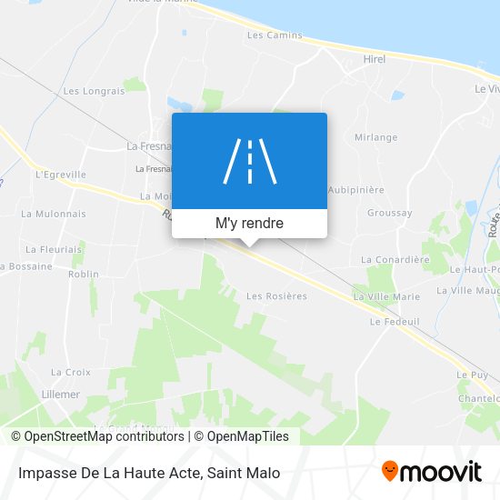 Impasse De La Haute Acte plan