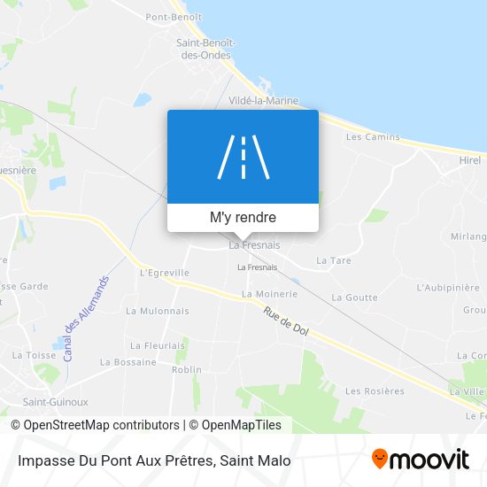 Impasse Du Pont Aux Prêtres plan