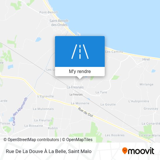 Rue De La Douve À La Belle plan