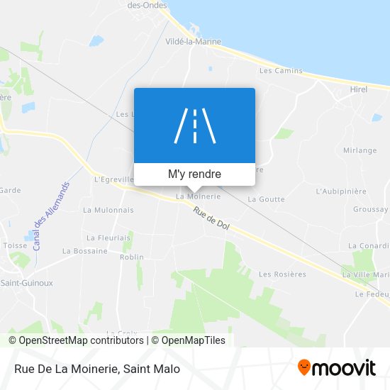 Rue De La Moinerie plan
