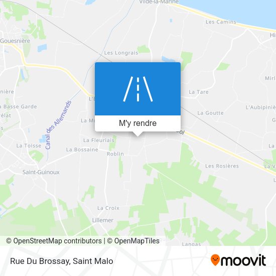 Rue Du Brossay plan
