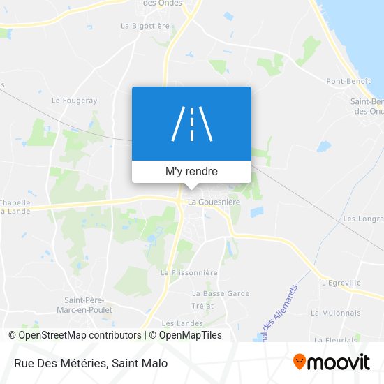 Rue Des Météries plan