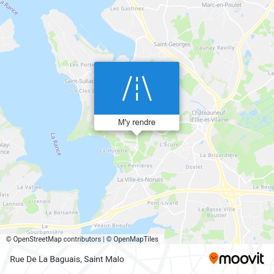 Rue De La Baguais plan