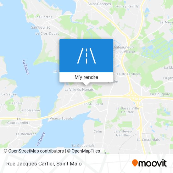 Rue Jacques Cartier plan
