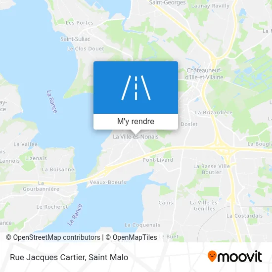 Rue Jacques Cartier plan