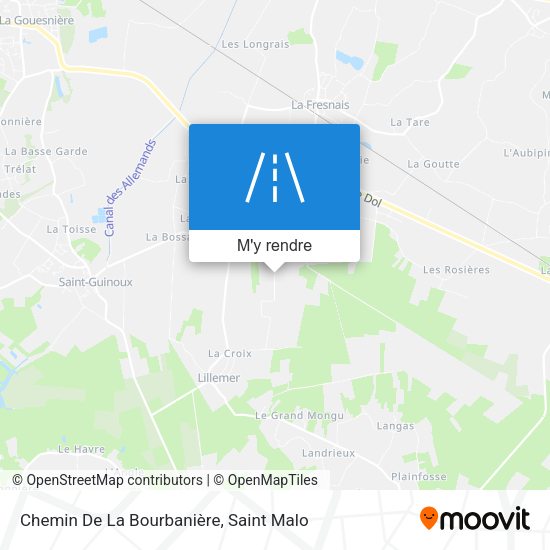 Chemin De La Bourbanière plan