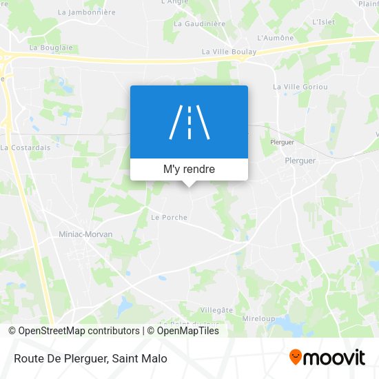 Route De Plerguer plan