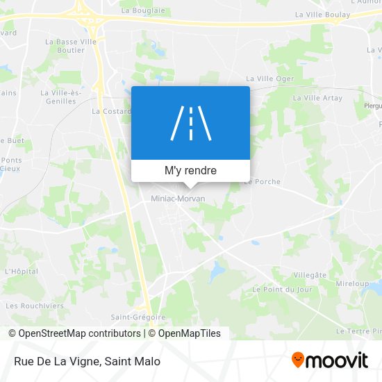 Rue De La Vigne plan