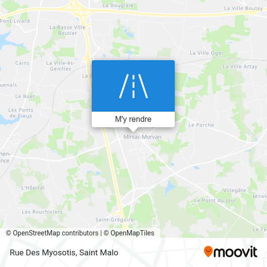 Rue Des Myosotis plan