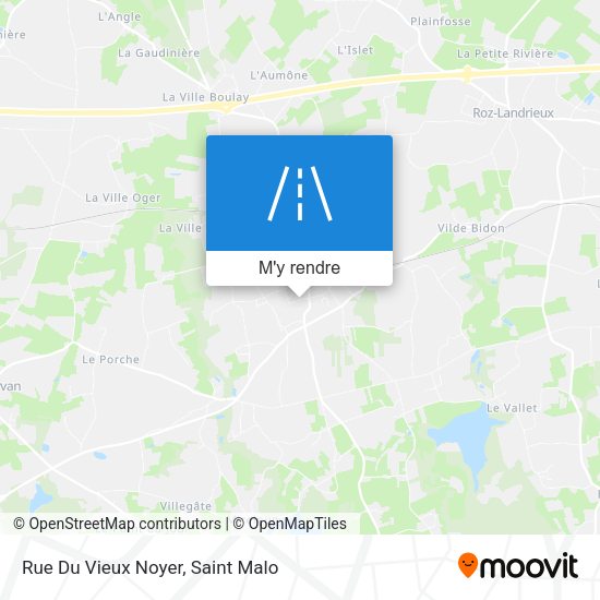 Rue Du Vieux Noyer plan
