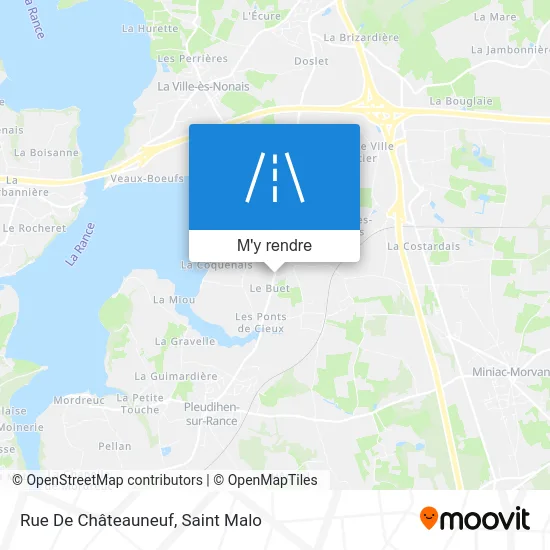 Rue De Châteauneuf plan