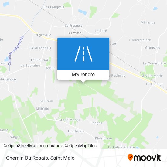 Chemin Du Rosais plan