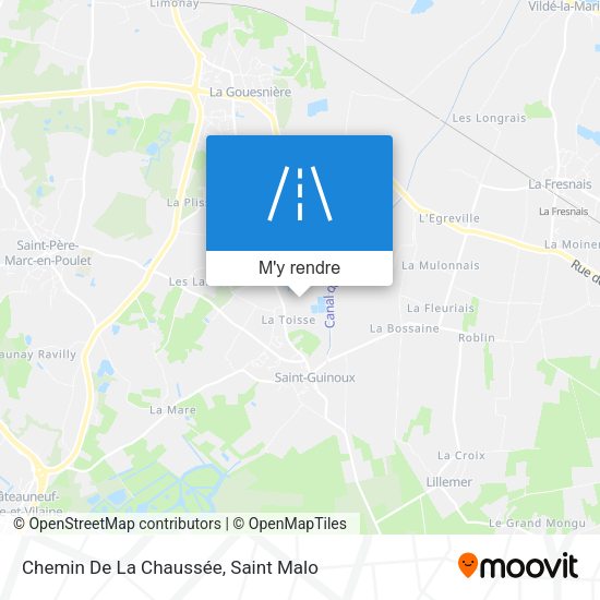 Chemin De La Chaussée plan