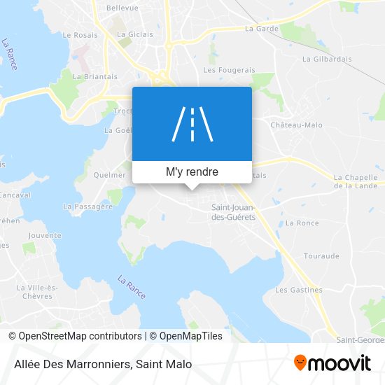 Allée Des Marronniers plan