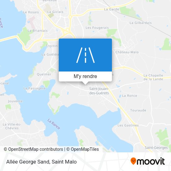 Allée George Sand plan