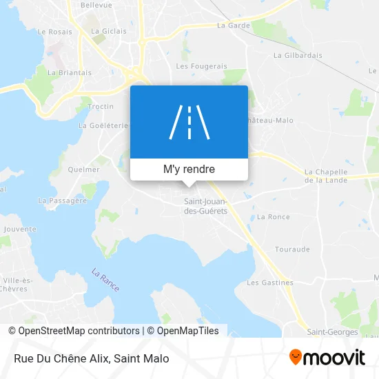 Rue Du Chêne Alix plan