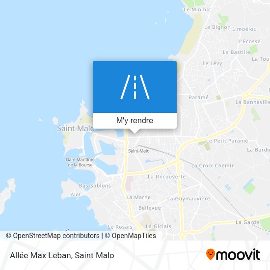 Allée Max Leban plan