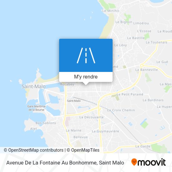 Avenue De La Fontaine Au Bonhomme plan