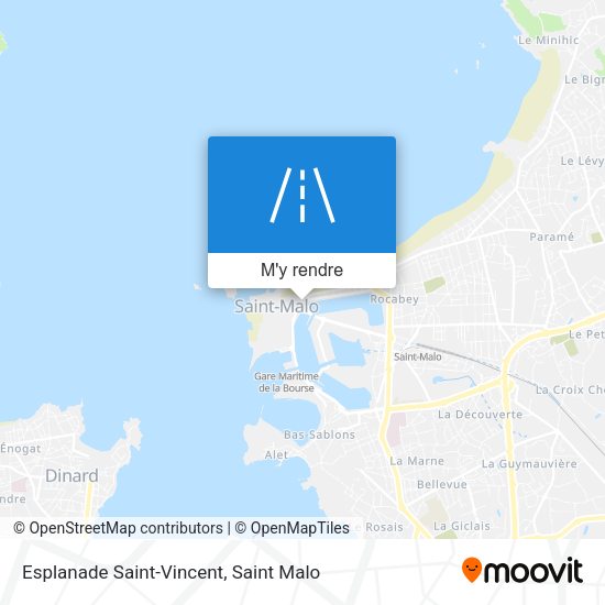Esplanade Saint-Vincent plan