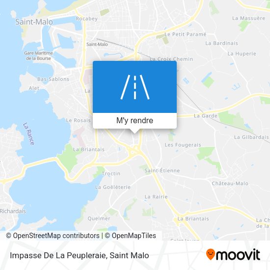 Impasse De La Peupleraie plan