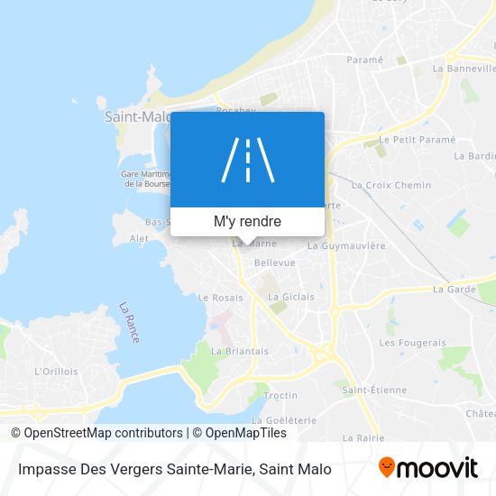 Impasse Des Vergers Sainte-Marie plan