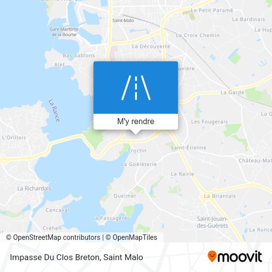 Impasse Du Clos Breton plan