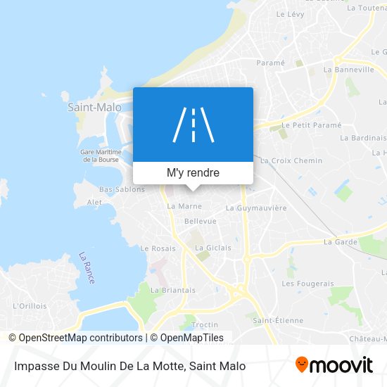 Impasse Du Moulin De La Motte plan