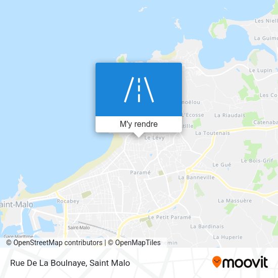 Rue De La Boulnaye plan