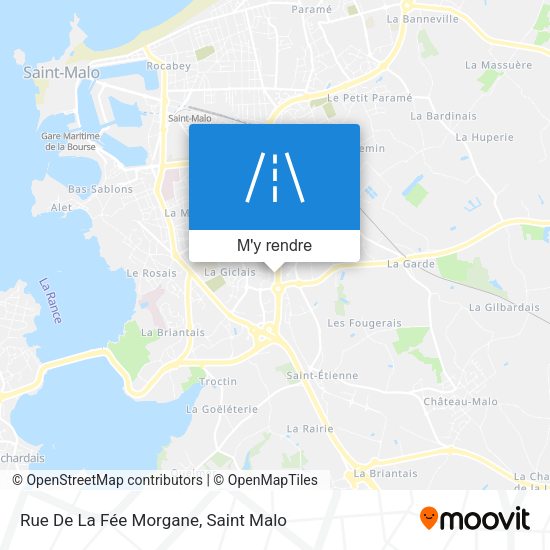 Rue De La Fée Morgane plan