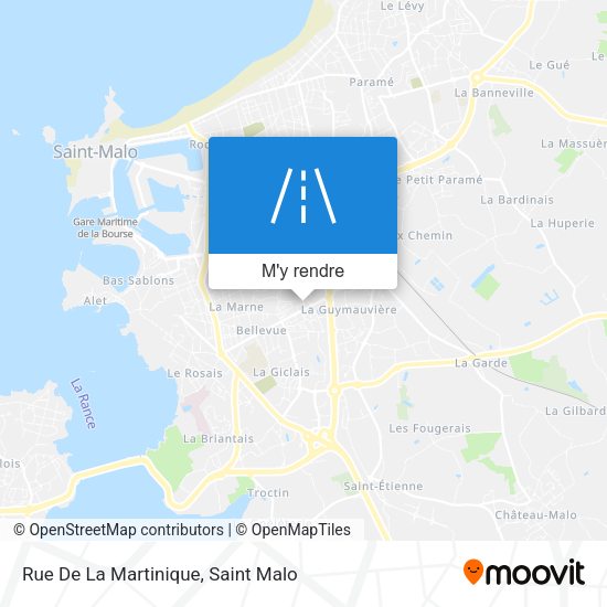 Rue De La Martinique plan