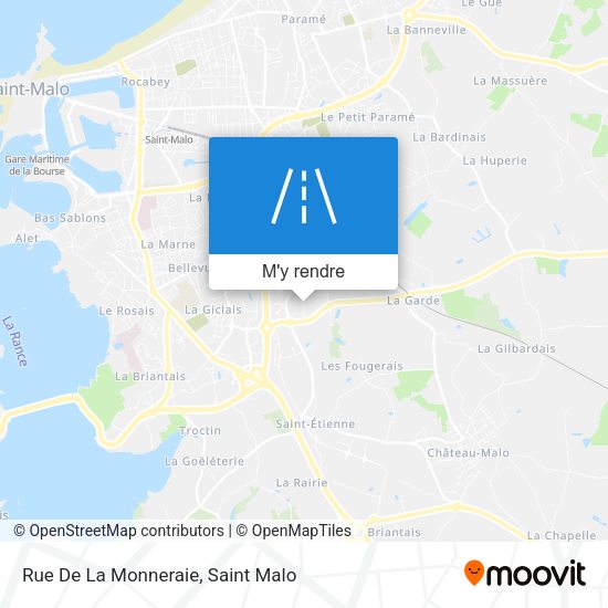 Rue De La Monneraie plan