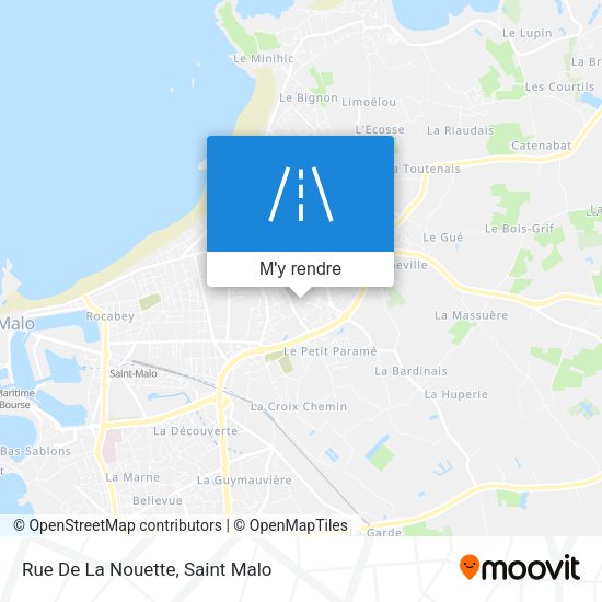 Rue De La Nouette plan