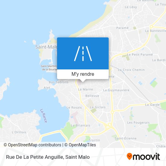Rue De La Petite Anguille plan
