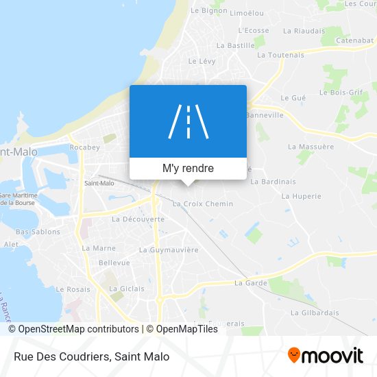 Rue Des Coudriers plan