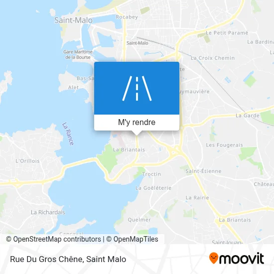 Rue Du Gros Chêne plan