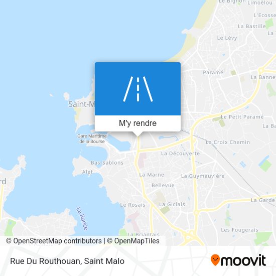 Rue Du Routhouan plan