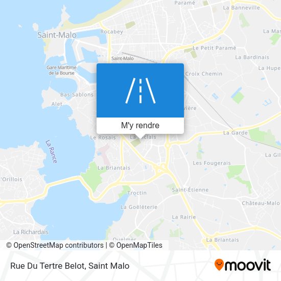 Rue Du Tertre Belot plan