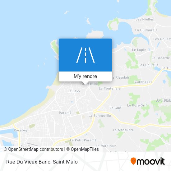 Rue Du Vieux Banc plan
