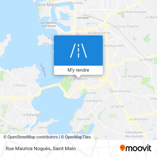 Rue Maurice Noguès plan