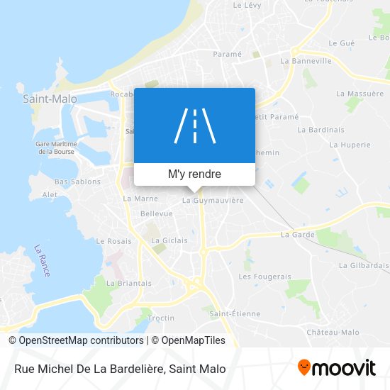 Rue Michel De La Bardelière plan