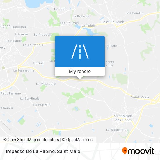 Impasse De La Rabine plan