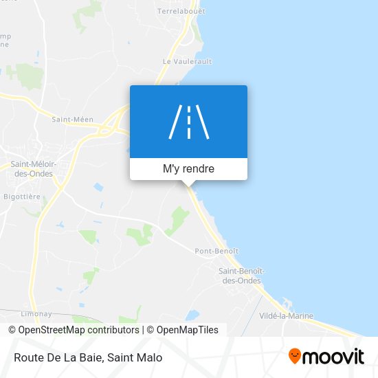 Route De La Baie plan