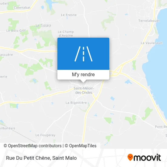 Rue Du Petit Chêne plan