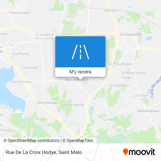 Rue De La Croix Hodye plan