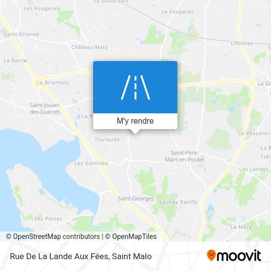 Rue De La Lande Aux Fées plan